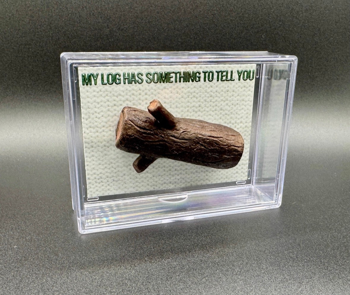 Log Lady Miniature Replica Log Display Twin Peaks