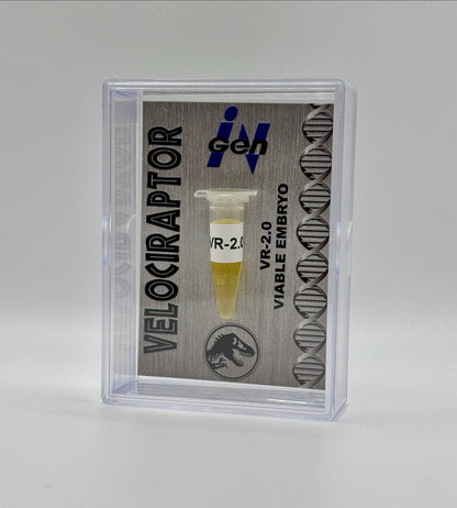 Velociraptor DNA Embryo Jurassic Park Prop Replica