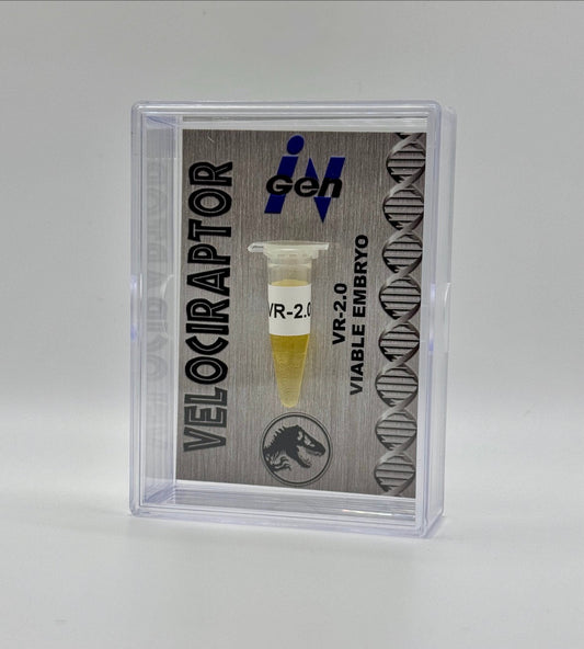 Velociraptor DNA Embryo Jurassic Park Prop Replica