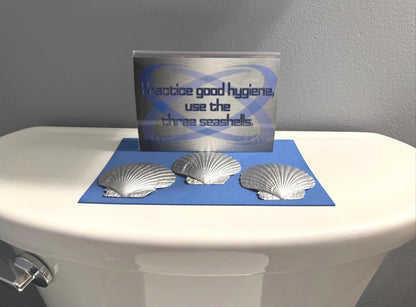 Three Seashells Demolition Man Replica Prop Display