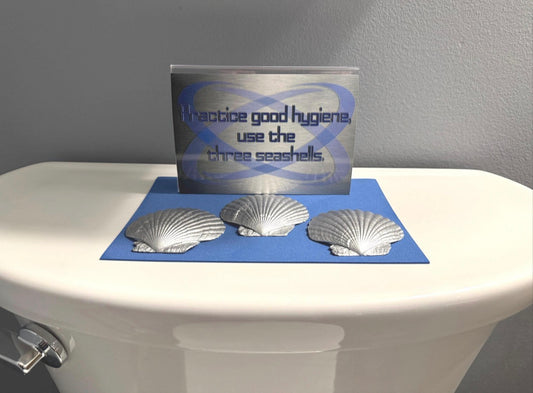 Three Seashells Demolition Man Replica Prop Display