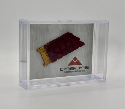 T2 T-800 Damaged CPU Chip Replica Display - Terminator