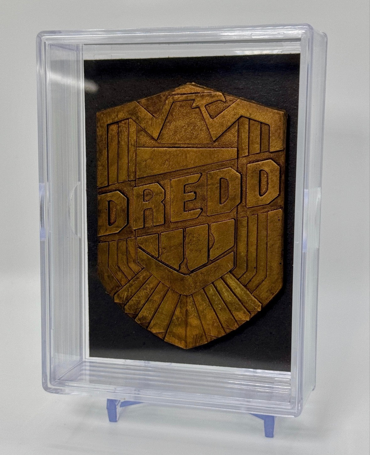 Dredd Replica Badge Display