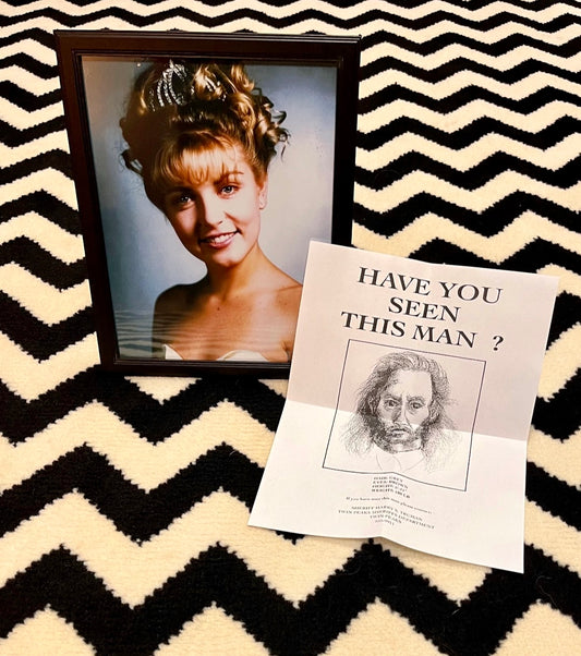 Twin Peaks Laura Palmer 8x10 poster plus Bob Wanted Flyer