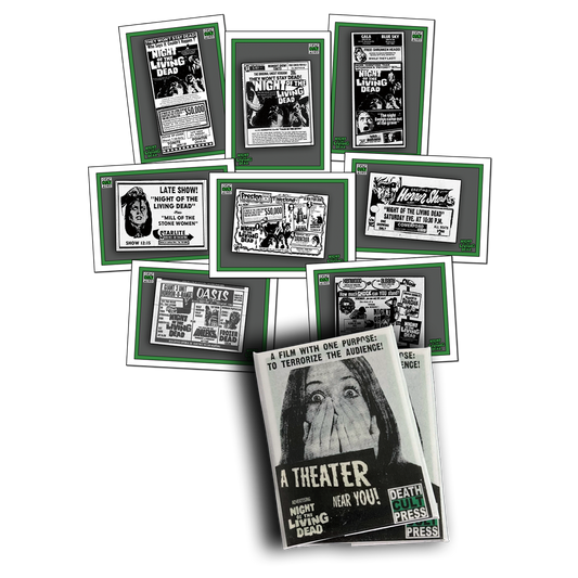 Night of the Living Dead Vintage Newspaper Ad Trading Card Set